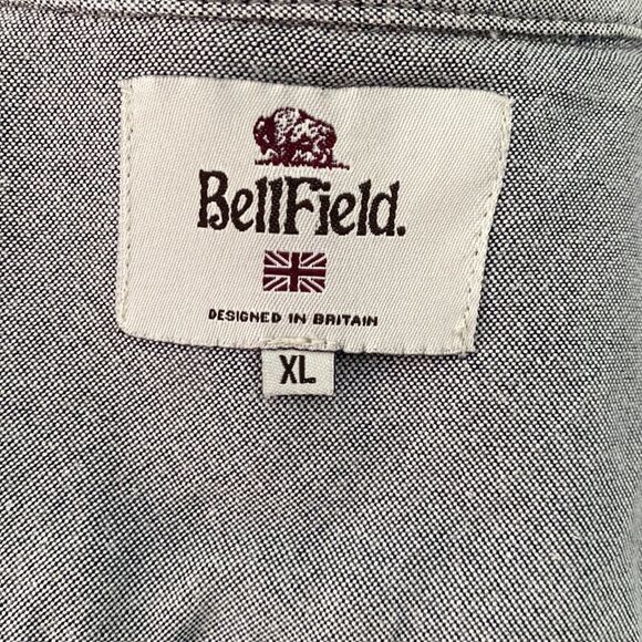 BellField Cotton Linen Blend Long-sleeved Button Down Shirt - Picture 9 of 12